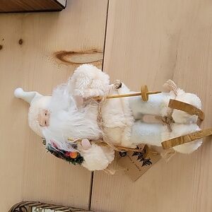 Aspen & Pine Seasonal Ornament - Santa on Ski's